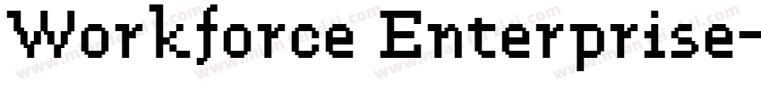 Workforce Enterprise字体转换